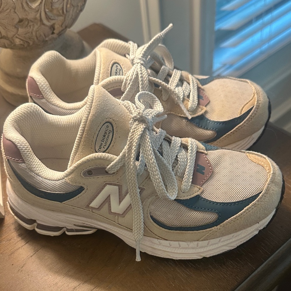 New Balance Kids Sneakers - Cream, Pink, Blue